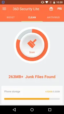 360 Security Lite Speed Boost android App screenshot 3